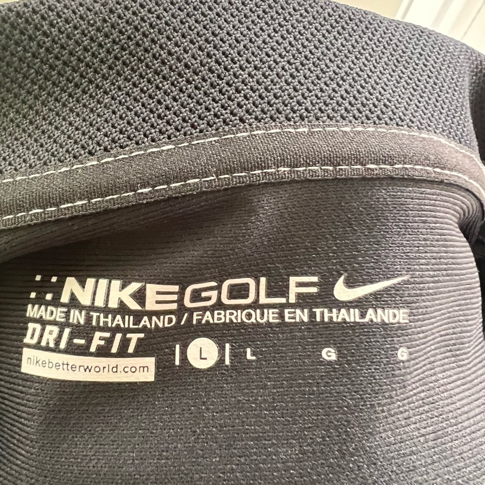 Nike NWT Men’s Black Jack Daniels Golf Shirt, Size Large - Picture 11 of 12